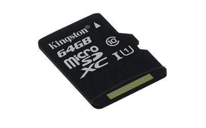Kingston paměťová karta 64GB Canvas Select micro SDXC UHS-I U1 (čtení/zápis: 80/10MB/s) -> SmartBook Accessories