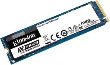 Kingston SSD DC1000B 960GB M.2 PCIe NVMe Gen3 x4 3D TLC (čtení/zápis: 3400/925MBs; 199k/25k IOPS; 0.6 DWPD) - boot drive