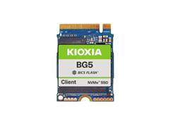 Kioxia Client SSD, BG5 2230 Series, 1024 GB, PWPD: <1, NVMe/PCIe, M.2 2230 (Single-sided), TLC (BiCS Flash™)