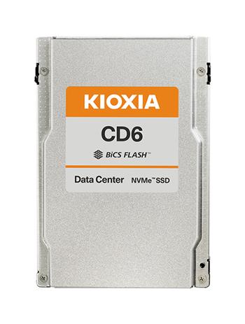 Kioxia SSD CD6-R 960GB NVMe U.2 (2,5"/15mm), PCI-E4g4, 700/30kIOPS, BiCS TLC, 1DWPD