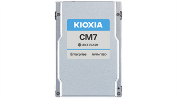 Kioxia SSD CM7-V 3,2TB NVMe5 (2,5"/15mm), PCI-E4/2PCI-E2(g5), 2700/600kIOPS, 14/6,75 GB/s, BiCS TLC, 3DWPD, dualport