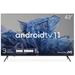 KIVI - 43', UHD, Android TV 11, Black, 3840x2160, 60 Hz, Sound by JVC, 2x12W, 53 kWh/1000h , BT5.1, HDMI ports 4