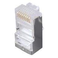 Konektor RJ45 CAT5E STP 8p8c stíněný neskládaný na licnu KRJ45/5SH