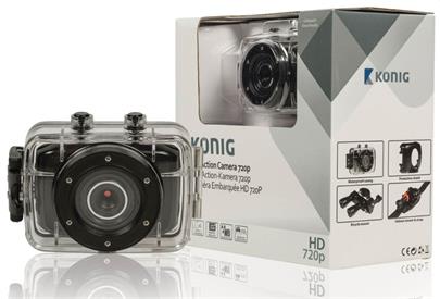 König CSAC200 - outdoorová HD kamera, microSDHC, LCD, vodotěsnost 10m
