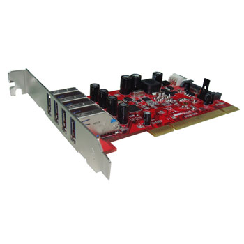 Kouwell UB-124N PCI I/O karta 4x USB3.0 porty Low profille