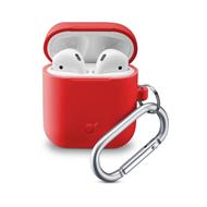 Kryt Cellularline Bounce AirPods 1 & 2, červený