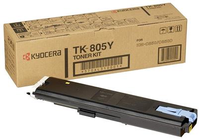 Kyocera toner TK-805Y/ 10 000 A4/ žlutý/ pro KM-C850