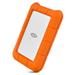 LACIE RUGGED 1TB USB-C USB3.0 Drop crush and rain-resistant for all terrain use orange