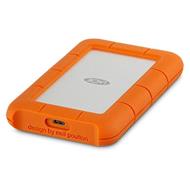 LACIE RUGGED 5TB 2.5inch USB-C USB3.0 Drop crush and rain resistant for all terrain use orange