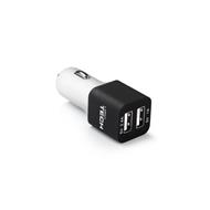 LAMAX Tech USB Car Charger 3.4A - USB nabíječka do auta (2x USB) - černá/bílá