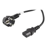 LANBERG CEE 7/7 na IEC 320 C13 POWER CORD 10M VDE černý  