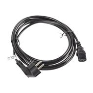 LANBERG CEE 7/7 na IEC 320 C13 POWER CORD 3M VDE černý  