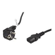 LANBERG CEE 7/7 na IEC 320 C13 POWER CORD 5M VDE černý  