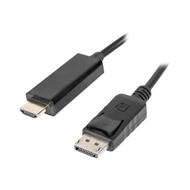 LANBERG Displayport(M) V1.1 na HDMI(M) kabel 1.8M černý  