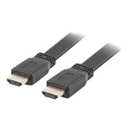 LANBERG HDMI M/M 2.0 kabel 3M 4K černý plochý  