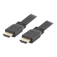 LANBERG HDMI M/M 2.0 kabel 5M 4K černý plochý  