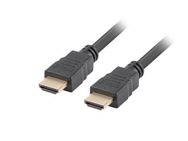 LANBERG High Speed HDMI 1.4 + Ethernet kabel, 4K@30Hz, CCS, M / M, délka 1,8m, černý, zlacené konektory