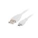 LANBERG Micro USB (M) na USB-A (M) 2.0 kabel 1,8m, bílý