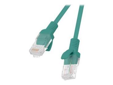 LANBERG Patch kabel CAT.5E UTP 0.5M zelený Fluke Passed