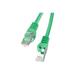 LANBERG Patch kabel CAT.6 FTP 0.25M zelený Fluke Passed
