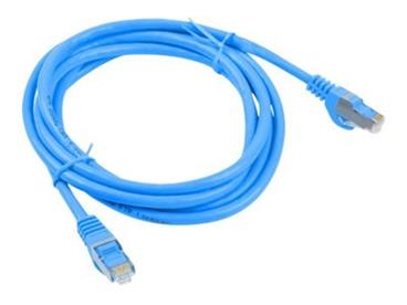 LANBERG Patch kabel CAT.6 FTP 0.5M modrý Fluke Passed