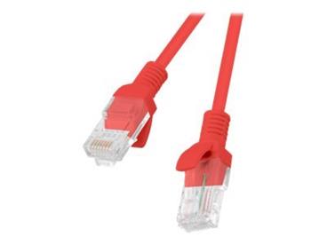 LANBERG Patch kabel CAT.6 FTP 10M červený Fluke Passed
