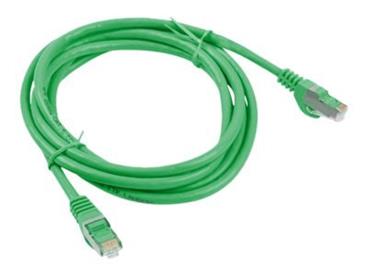 LANBERG Patch kabel CAT.6 FTP 1M zelený Fluke Passed