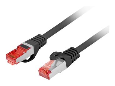 LANBERG Patch kabel CAT 6 S-FTP, AWG 26/7, LSZH, měď, černý, 10m