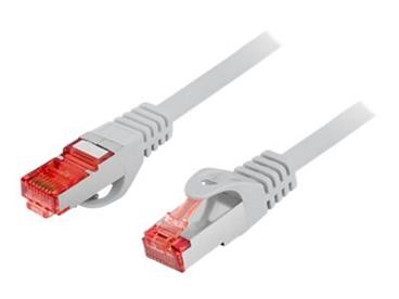 LANBERG Patch kabel CAT 6 S-FTP, AWG 26/7, LSZH, měď, šedý, 10m