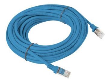 LANBERG Patch kabel CAT.6 UTP 10M modrý Fluke Passed