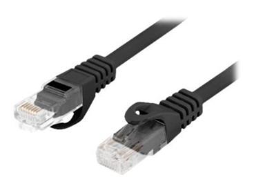 LANBERG Patch kabel CAT.6 UTP LSZH CU 0.5M černý Fluke Passed