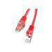 LANBERG patchcord cat.5e 1m FTP red