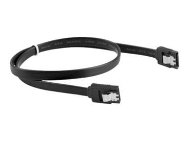 LANBERG SATA III (6GB/S) F / F kabel 30cm, kovová západka, černý