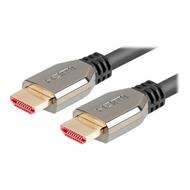 LANBERG Ultra High Speed HDMI 2.1 kabel, 48 Gbps, 8K@60Hz, 5K@120Hz, délka 1m, černý, zlacené konektory