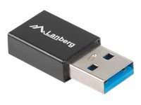 LANBERG USB-C(F) 3.1 na USB-A(M) adaptér černý