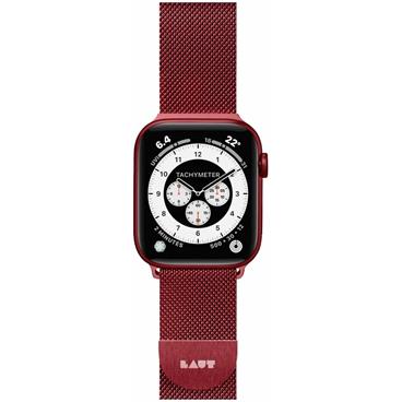 LAUT Steel Loop pásek na Apple Watch 42/44 mm červený