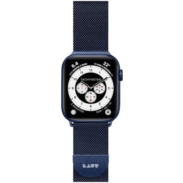 LAUT Steel Loop pásek na Apple Watch 42/44 mm modrý