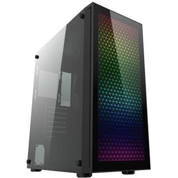 LC-POWER case Gaming 800B Interlayer X Midi Tower, window, černá