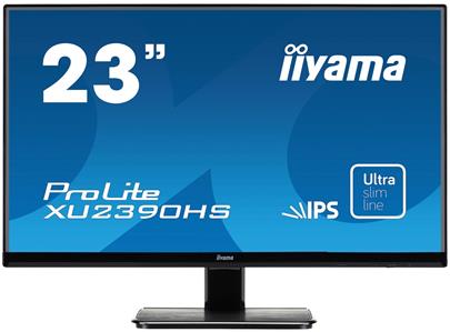 LCD 23'' Prolite XU2390HS-B1, IPS LED, Full HD, DVI, HDMI, speakers, black