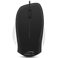 LEDGY Mouse - USB, Silent, black-white