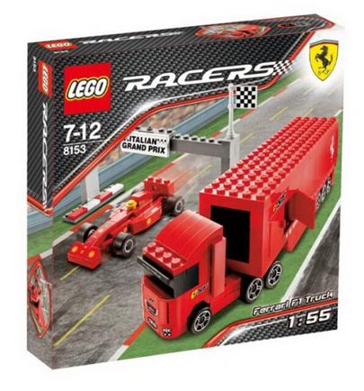 LEGO Racers - Ferrari F1 Truck (Nákladní vůz Ferrari F1) 8153
