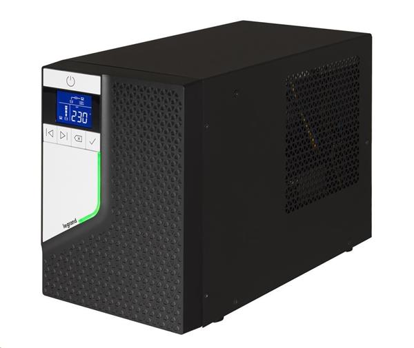 LEGRAND UPS Keor SPE Tower 1500VA/1200W, Line-interactive, výstup 8x IEC C13, sinus, USB, RS-232, slot pro LAN, displej