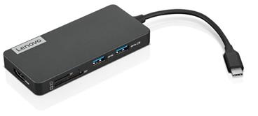 Lenovo Hub ThinkPad USB-C Travel Hub 7v1 (3xUSB, 1xHDMI, 1xUSB-C, SD čtečka)
