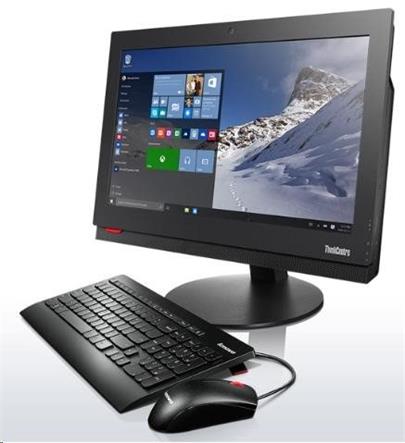 LENOVO PC ThinkCentre M700Z AiO 20" 1600x900mat,i3-6100T@3.2GHz,4GB,500GB+8SSHD,DVD,HD530,DP,6xUSB,W7P,W10P - 1r on-site