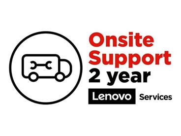 Lenovo Post Warranty Onsite - Prodloužená dohoda o službách - náhradní díly a práce - 2 let - na místě