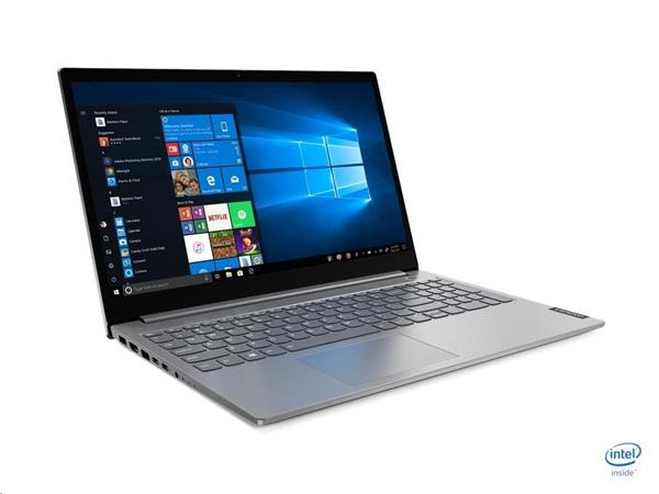 LENOVO ThinkBook 15-IIL - i7-1065G7@1.3GHz,15.6" FHD IPS mat,16GB,512SSD,noDVD,HDMI,USB-C,cam,backl,W10H,1r carryin