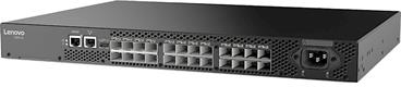 Lenovo ThinkSystem DB610S, 8 ports licensed, 8x 16Gb SWL SFPs, 1 PS, Rail Kit, Lifetime Warranty Support