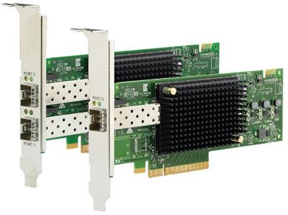Lenovo ThinkSystem Emulex LPe32002-M2-L PCIe 32Gb 2-Port SFP+ Fibre Channel Adapter