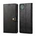 Lenuo Leather flipové pouzdro pro Samsung Galaxy S21 FE 5G, černá