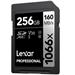 LEXAR card SDXC 256GB Professional 1066x SILVER UHS-I